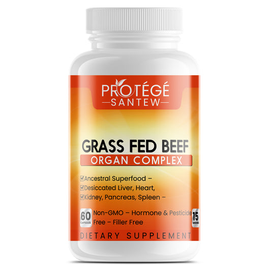 Grass Fed Beef Organ Complex – Ancestral Superfood – Desiccated Liver, Heart, Kidney, Pancreas, Spleen